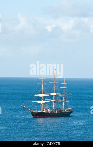 Stad Amsterdam Klipper, St. Vincent & The Grenadines. Stockfoto