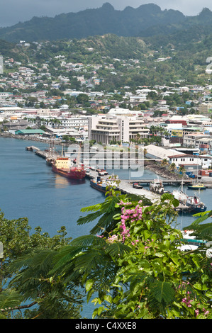 Kingstown Hafen Hauptstadt von St. Vincent und die Grenadinen Stockfoto ...