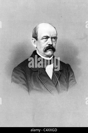 Graf Otto Bismarck, Otto Eduard Leopold von Bismarck, deutsch-französischen National-liberale Staatsmann Stockfoto