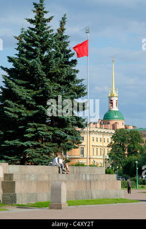 Russland. St. Petersburg. Mikhailovsky Castle. Feld des Mars. Stockfoto