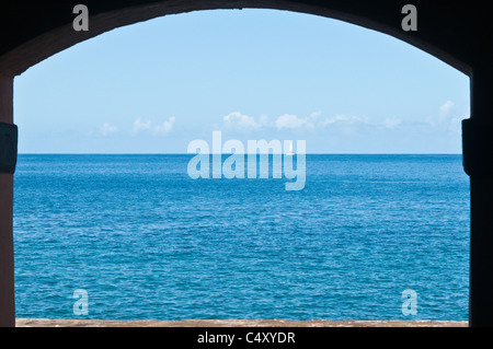 Wallilabou Bay, set von Fluch der Karibik Film, St. Vincent und die Grenadinen. Stockfoto