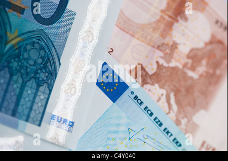 Euro-Banknoten Stockfoto