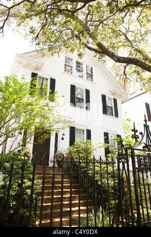 Historisches Haus in Charleston SC Stockfoto