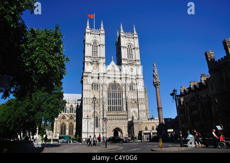 Great West Tür, Westminster Abbey, Westminster, City of Westminster, Greater London, England, Vereinigtes Königreich Stockfoto