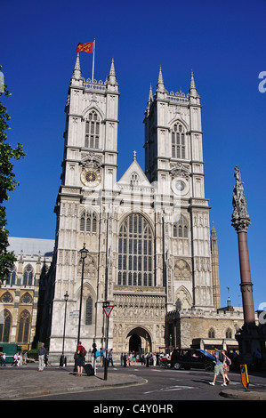 Great West Tür, Westminster Abbey, Westminster, City of Westminster, Greater London, England, Vereinigtes Königreich Stockfoto