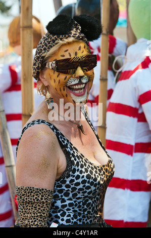Sommer-Sonnenwende Parade, Santa Barbara, 2011. Stockfoto