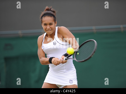 HEATHER WATSON Großbritannien WIMBLEDON LAWN TENNIS CLUB WIMBLEDON ENGLAND 22. Juni 2011 Stockfoto