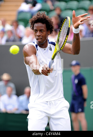 GAEL MONFILS Frankreich WIMBLEDON LAWN TENNIS CLUB WIMBLEDON ENGLAND 20. Juni 2011 Stockfoto