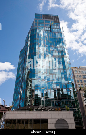 Eigentumswohnung-Turm, 445 Lafayette St.at Astor Place und Cooper Square, New York Stockfoto