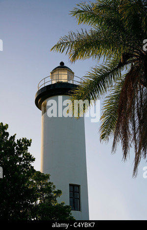 Punta Higuero Leuchtturm auf den Punkt in Rincon Puerto Rico Stockfoto