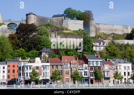 Namur und Maas, Anzeigen bis zur Zitadelle, Belgien, Europa Stockfoto