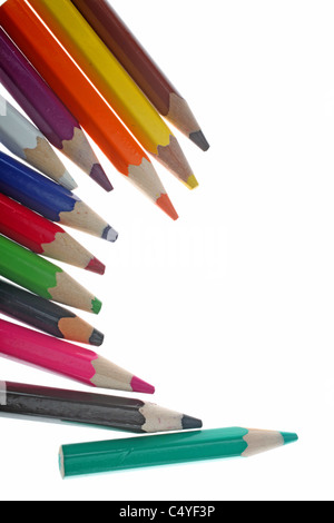 Bleistift-Farben Stockfoto