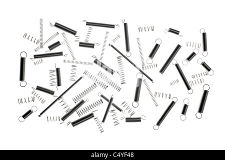 metallischen Federn Stockfoto