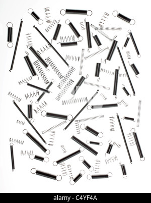 metallischen Federn Stockfoto