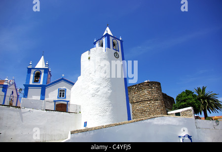 Kirche von Alegrete Dorf, Portalegre, Portugal. Stockfoto