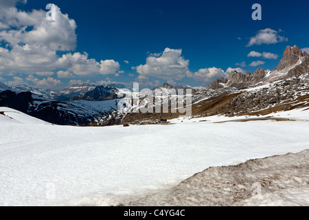 Pass, Giau, Santa Lucia, Vento, Dolomiten, Italien, Europa Stockfoto