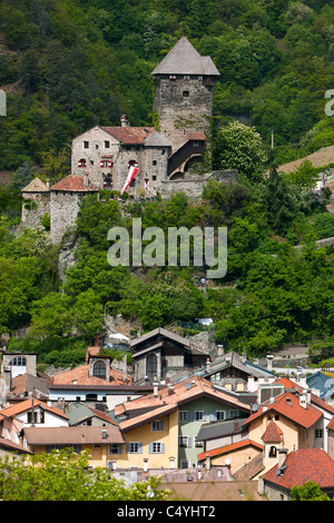 Branzoll Schloss in Klausen (Chiusa), Trentino-Alto Adige, Italien, Europa Stockfoto