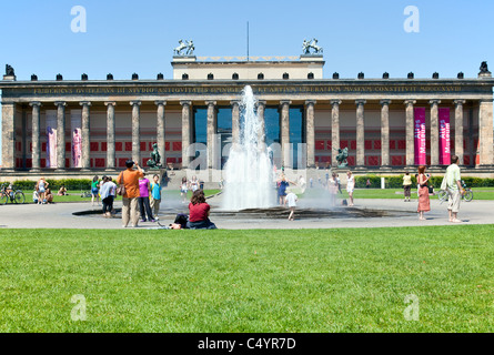 Altes Museum und Lustgarten, Berlin, Deutschland Stockfoto