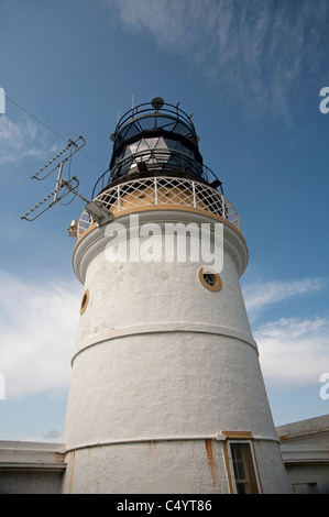 Sumburgh Head Lighthouse-Shetland-Inseln, Schottland. VEREINIGTES KÖNIGREICH.  SCO 7346 Stockfoto