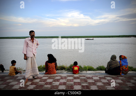 In der Nähe des Ganges (Padma) in Bangladesch Stockfoto