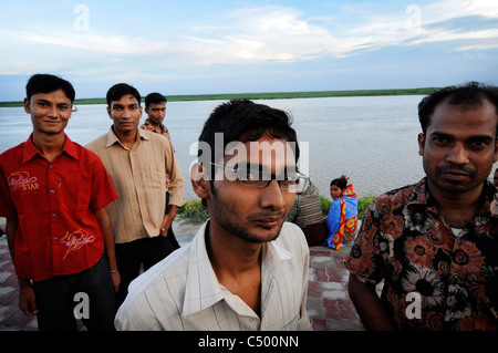 In der Nähe des Ganges (Padma) in Bangladesch Stockfoto