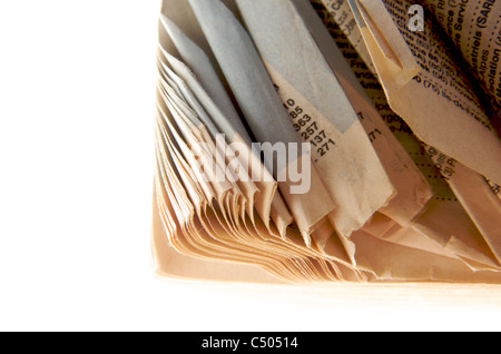 Stapel von Papier. Stockfoto