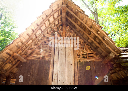 Archäologische Website Aubechies oder L'Archéosite d'Aubechies, Aubechies, Belgien, Europa Stockfoto