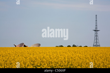 RAF Stenigot aufgegeben frühe Warnung Bahnhof, Lincolnshire April 2011 Teil des East Coast Chain Home Radarstation eröffnet im Jahre 1940 Stockfoto