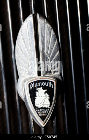 Oldtimer, Detail, Plymouth Stockfoto