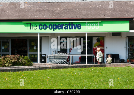 Ein Co-Operative-Supermarkt Stockfoto