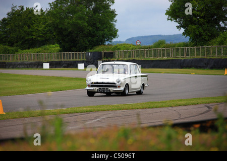 Goodwood Curcuit, der historischen Rennsport-Veranstaltungsort in der Nähe von Chichester in West Sussex. Stockfoto