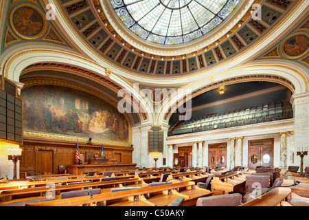 Kapitol von Wisconsin, Madison Stockfoto
