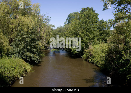 Fluß Ely in Peterston Super Ely, Vale of Glamorgan Stockfoto