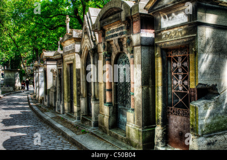 Friedhof Pere Lachaise in Paris Stockfoto