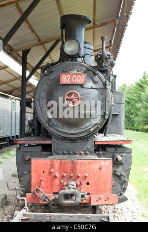 Alte Lok und Zug Museum, Uzicka Pozega, Serbien Stockfoto