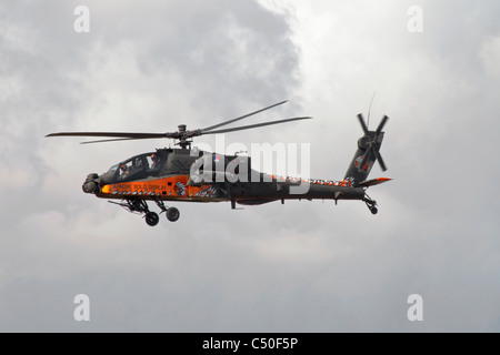 Ein Apache-Kampfhubschrauber der Royal Netherlands Air Force Stockfoto