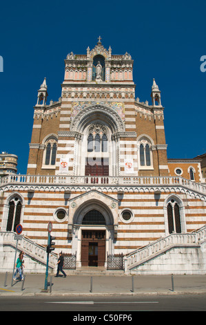 Kapucinska Crkva Gospe Lurdske der Kapuzinerkirche unserer lieben Frau von Lourdes in Rijeka Stadt von Golf von Kvarner Kroatien Europa Stockfoto