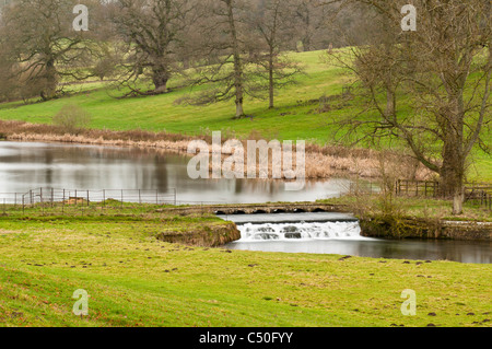 Sherborne Brook in Sherborne, Gloucestershire, Cotswolds, UK Stockfoto
