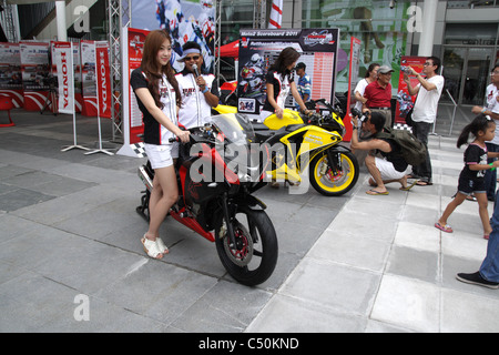 Honda Motorrad-Show in Bangkok Stockfoto