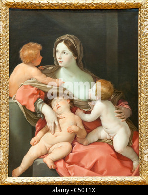 Nächstenliebe, von Guido Reni, Italienisch, Öl auf Leinwand, 54 x 41 3/4 Zoll, (137,2 x 106 cm), Metropolitan Museum of Art, New York City, Stockfoto