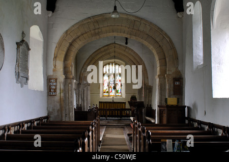 St. James der großen Kirche, Coln St. Dennis, Gloucestershire, England, Vereinigtes Königreich Stockfoto