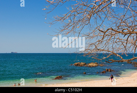 Playa Conchal in Guanacaste lange den Pazifischen Ozean gilt unter den schönsten Stränden In Costa Rica Stockfoto