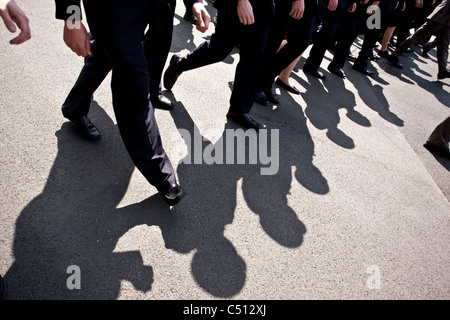 Schatten der Sicherheit, Wimbledon Tennis Championships 2011, All England Club, London, Wimbledon. Vereinigte Kingdom.Photo:Jeff Gilbert Stockfoto