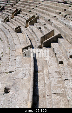 Schritte des antiken römischen Amphitheater Stockfoto