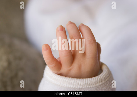 Baby es hand Stockfoto