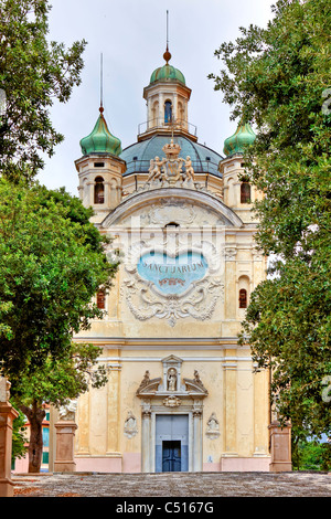 Santuario Madonna della Costa, San Remo, Ligurien, Italien Stockfoto