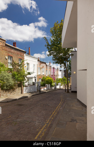 Hintere Gasse Hampstead London Stockfoto