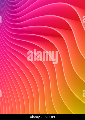 bunte abstrakte 3D-Hintergrund Stockfoto