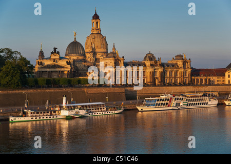 Dresden bin Morgen | Dresden am Morgen Stockfoto