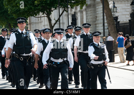 Lehrer & öffentlich Bediensteter März in London zur Unterstützung weit verbreitete Streiks gegen Kürzungen und Änderungsvorschläge zu den Pensionen Stockfoto